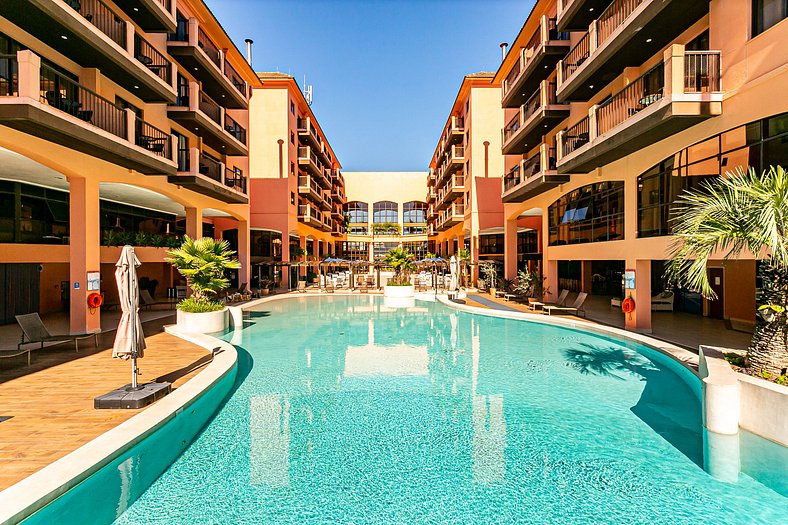 Apartamento em Jurerê melhor vista resort luxo JBV259Seazone