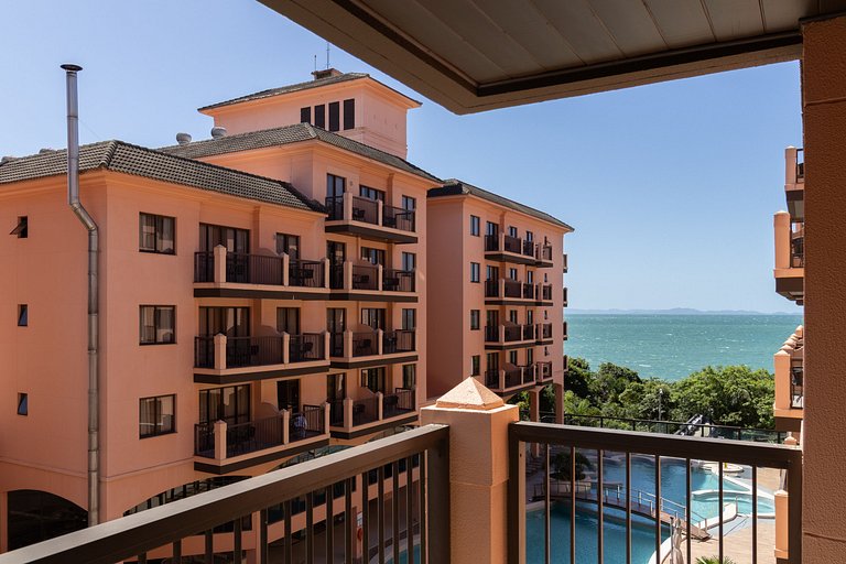 Apartamento en Jurerê mejor resort vista mar JBV242 Seazone