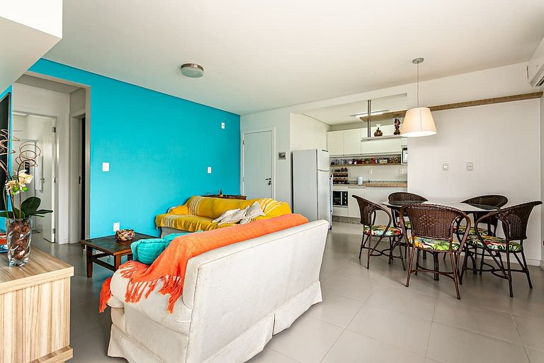Excelente apartamento 10min de la playa de Jurerê SGA202
